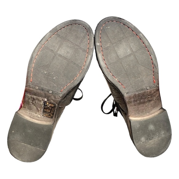 JP DAVID BLACK LEATHER ANKLE BOOT (SZ 37 - 6) (EUC) - Picture 9 of 16